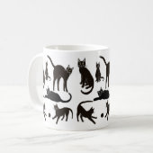 Blackie la tasse de chat noir (Devant gauche)