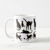 Blackie la tasse de chat noir (Gauche)