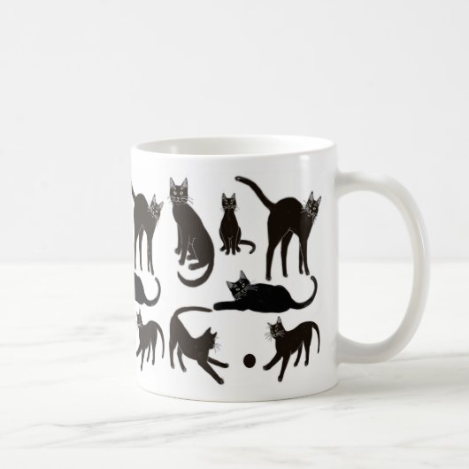 Blackie la tasse de chat noir (Droite)
