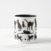 Blackie la tasse de sonnerie de chat noir (Centre)
