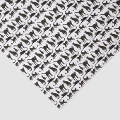 Blackie le papier de soie de soie de chat noir (Détail)