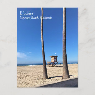 Blackies, Newport Beach, Californië Briefkaart