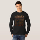 Blackity Black Every Month Black History BHM Afric T-shirt (Voorkant volledig)