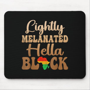 Blackity Black History Month licht gemelaniseerde Muismat