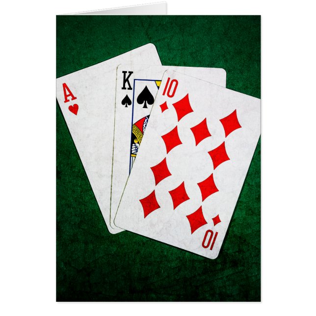 Blackjack 21 point - As, King, Ten (Devant)