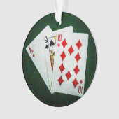 Blackjack 21 point - As, Queen, Ten (devant)