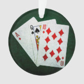 Blackjack 21 point - As, Queen, Ten (devant)