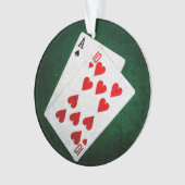 Blackjack 21 point - As, Ten (devant)