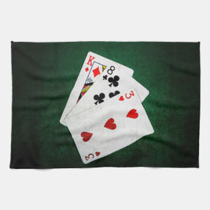Blackjack 21 point - King, Acht, drie Theedoek