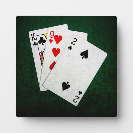 Blackjack 21 point - King, Nine, Two Fotoplaat (Voorkant)