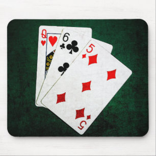 Blackjack 21 point - Queen, Six, Five Muismat