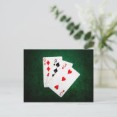 Blackjack 21-punt - Negen, Negen, Drie Briefkaart (Staand voorkant)