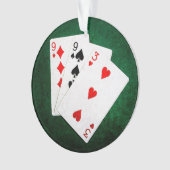 Blackjack 21-punt - Negen, Negen, Drie Ornament (voorkant)