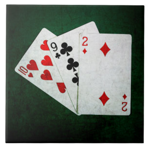 Blackjack 21 punt - Tien, Negen, Twee Tegeltje