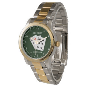 Blackjack 777 Kaart combinatie. Veel succes Horloge