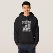 Blackjack And Beer That's Why I'm Here Casino Blac Hoodie (Voorkant volledig)
