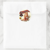 blackjack-bier ronde sticker (Tas)