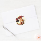 blackjack-bier ronde sticker (Envelop)
