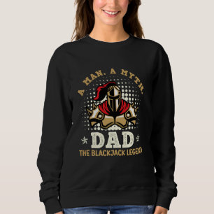 Blackjack Casino Een MAN Een MYTHE PAPA DE BLACKJA Trui