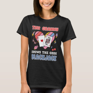 Blackjack DEZE OMA KENT DE KANSEN BLACKJACK Gra T-shirt