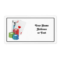 Blackjack met Poker Chips