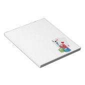 Blackjack met Poker Chips Notitieblok (Schuin)