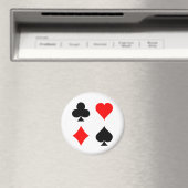 Blackjack / Poker Kaart Suits: Vectorkunst: Magneet (Insitu (Vaatwasser))