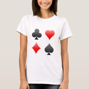 Blackjack/pokerkaarteenheden: Vector art: T-shirt