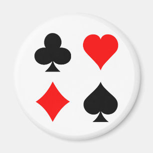 Blackjack/pokerkaarteenheden: Vectorkunst: Magneet
