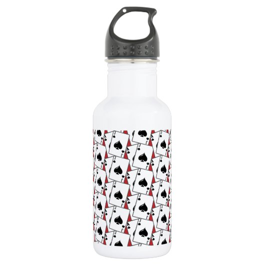 Blackjack schoppen rood groot waterfles (Voorkant)