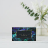 Blacklight Blauw Teal Groen Damp voor Vape Winkels Visitekaartje (Staand voorkant)