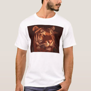 Blacklight Tijger Gezicht T-shirt