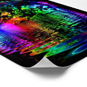 Blacklight zonnereflecties poster (Hoek)