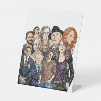Blacklist - Collage Reclamebord Met Voetstuk