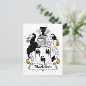 Blacklock Family Crest Briefkaart (Staand voorkant)