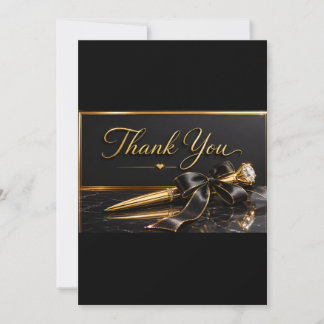 Blackmere & Co. Luxe Pen Dankjescart | Elegant Bedankkaart