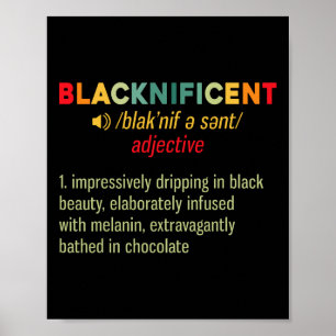 Blacknificent Definitie Black Pride Droom Als Le Poster