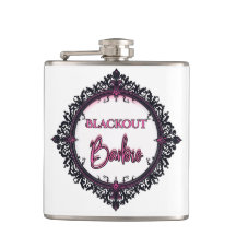 Blackout Barbie Flask | Donker Glam Feest Cadeau