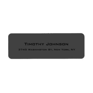 Blackout Creative Professional Grey Modern Etiket