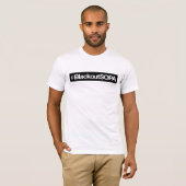 #BlackoutSOPA op #White T-shirt (Voorkant volledig)