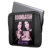 BlackPink BoomBayah Laptop Sleeve (Voorkant Links)