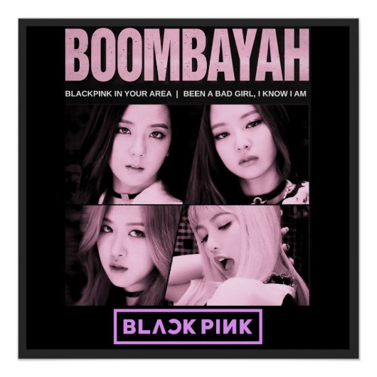 BlackPink BoomBayah Perfect Poster (Voorkant)