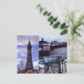 Blackpool 3 Afbeeldingen Briefkaart (Staand voorkant)
