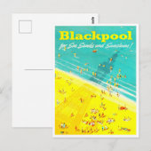 Blackpool England vintage-Briefkaart Briefkaart (Voorkant / Achterkant)
