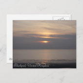 Blackpool Sunset Briefkaart (Voorkant / Achterkant)