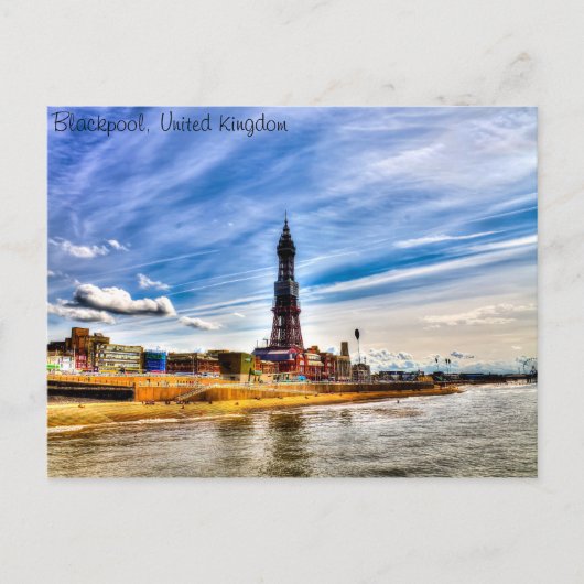 Blackpool Tower Briefkaart (Voorkant)