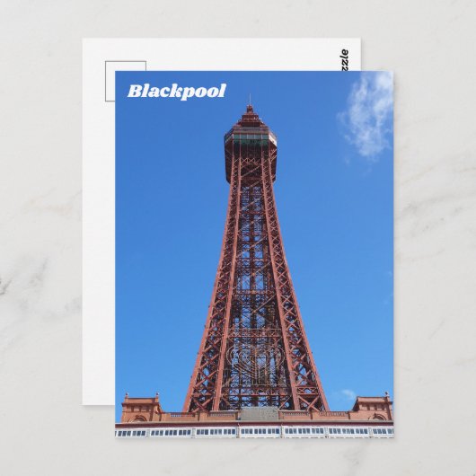 Blackpool Tower Briefkaart (Voorkant / Achterkant)