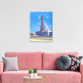 Blackpool Tower Canvas Afdruk (Insitu (Woonkamer))