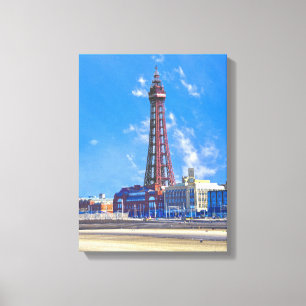 Blackpool Tower Canvas Afdruk