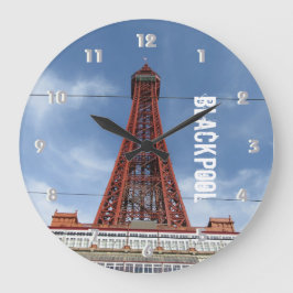 Blackpool Tower en Day Sky Grote Klok